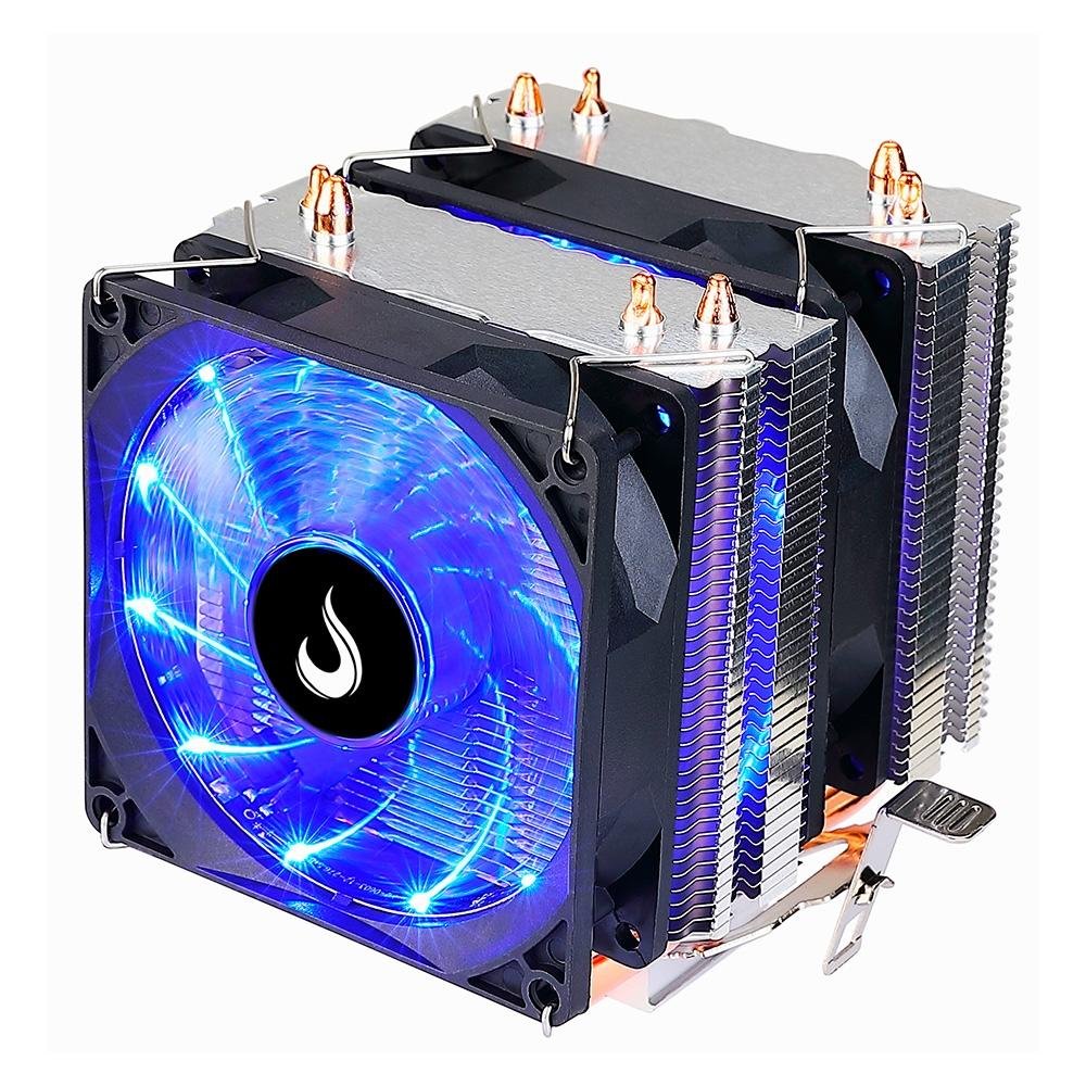Air Cooler Rise Mode Gamer G700, LED Azul, AMD/Intel, 180mm, Preto - RM-AC-O7-FB