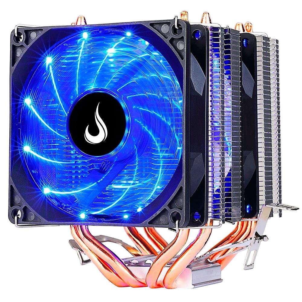 Air Cooler Rise Mode Gamer G700, LED Azul, AMD/Intel, 180mm, Preto - RM-AC-O7-FB 4