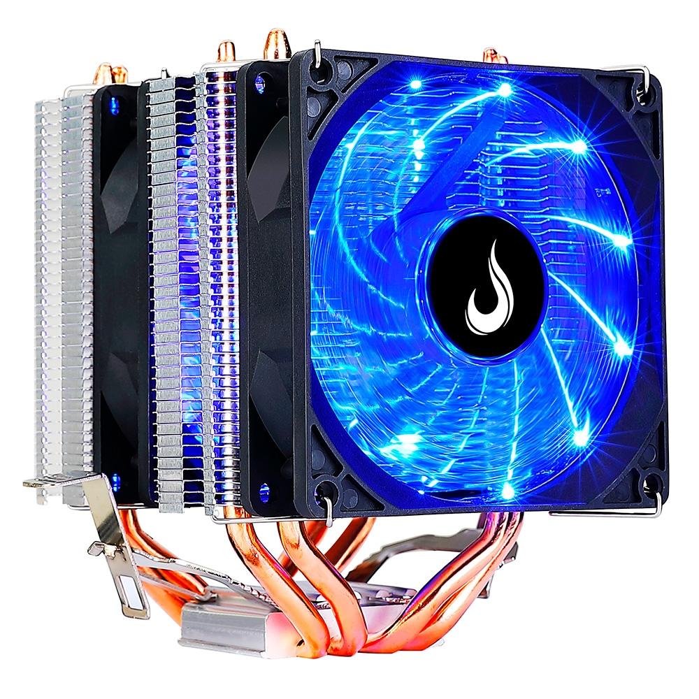 Air Cooler Rise Mode Gamer G700, LED Azul, AMD/Intel, 180mm, Preto - RM-AC-O7-FB
