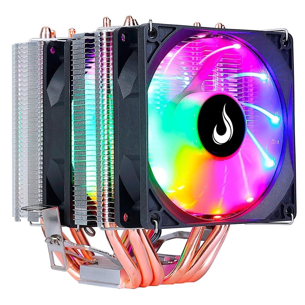 Air Cooler Rise Mode Gamer G800, RGB, AMD/Intel, 90mm, Preto - RM-AC-O8-RGB Air Cooler Rise Mode Gamer G800, RGB, AMD/Intel, 90mm, Preto - RM-AC-O8-RGB