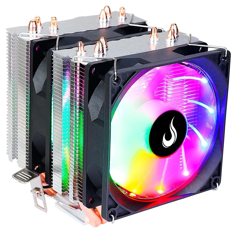 Air Cooler Rise Mode Gamer G800, RGB, AMD/Intel, 90mm, Preto - RM-AC-O8-RGB Air Cooler Rise Mode Gamer G800, RGB, AMD/Intel, 90mm, Preto - RM-AC-O8-RGB