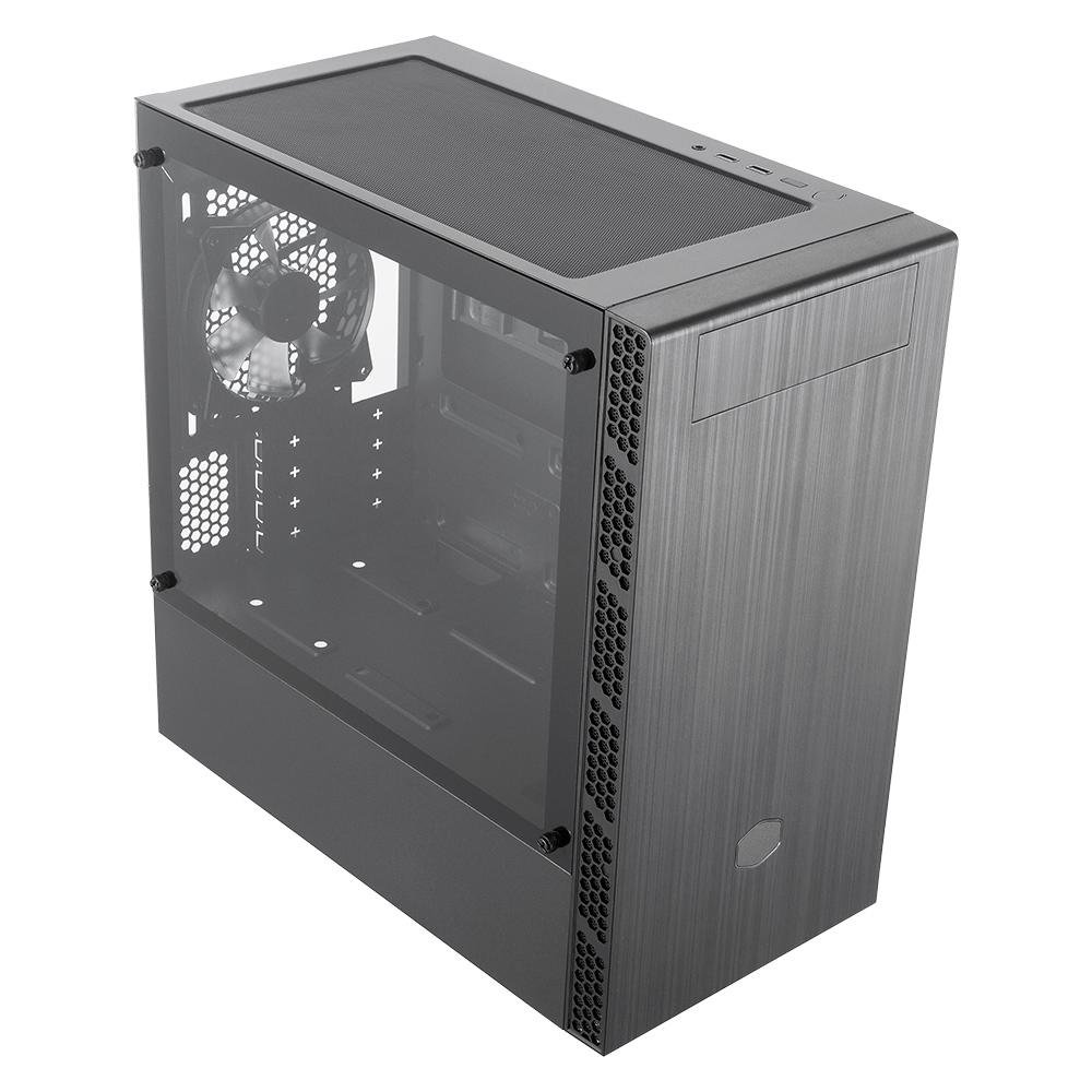 Imagem 3 de 10 do produto Gabinete Gamer Cooler Master MB400L, Mini Tower, com FAN, Lateral em Vidro - MCB-B400L-KG5N-S00