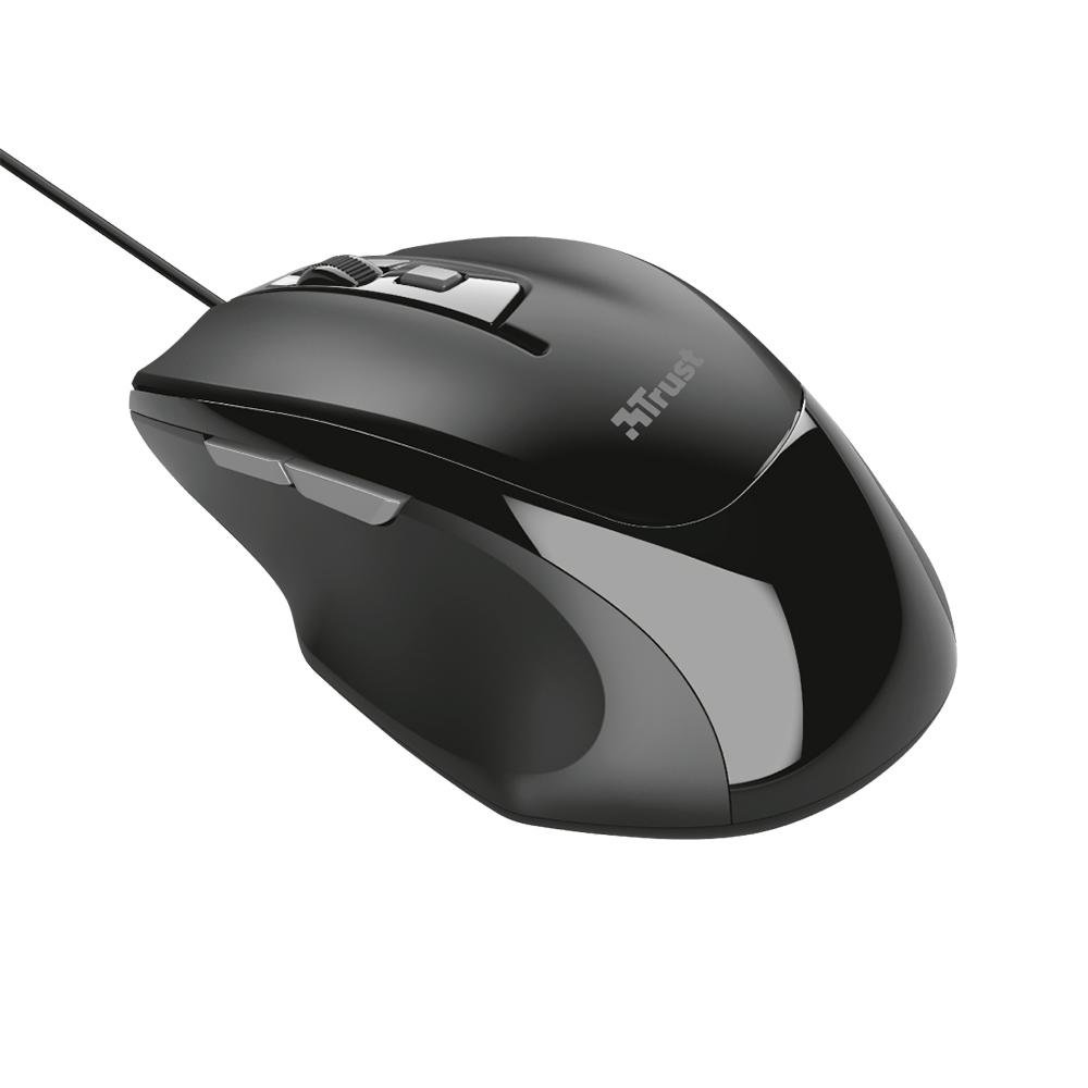 Mouse ( Balão.info) Voca, Design Confortável, 6 Botões, 2400 DPI, USB, Preto - ( Balão.info - foto 2