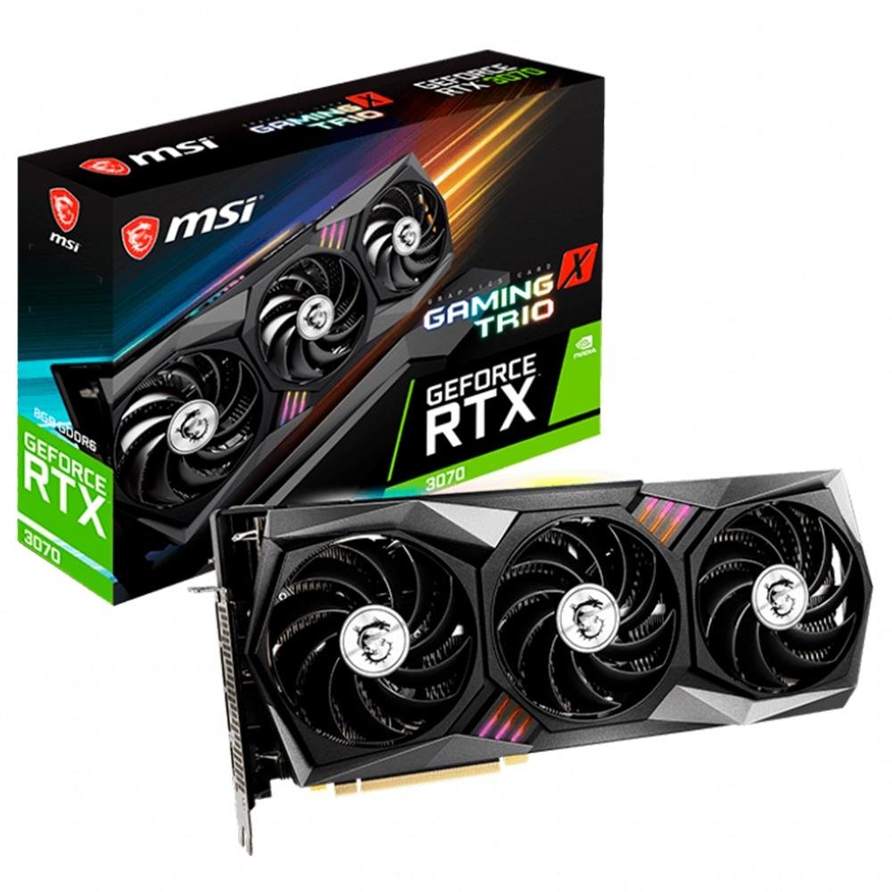 グラフィックボード・グラボ・ビデオカード MSI GeForce RTX 3070 GAMING X TRIO placa-de-video-msi-nvidia-