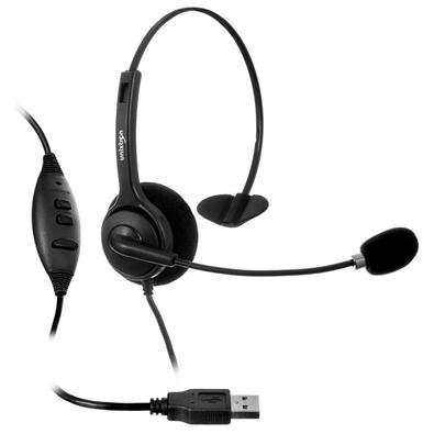 Headset Unixtron HD800 Flex, USB - 1149 | KaBuM!