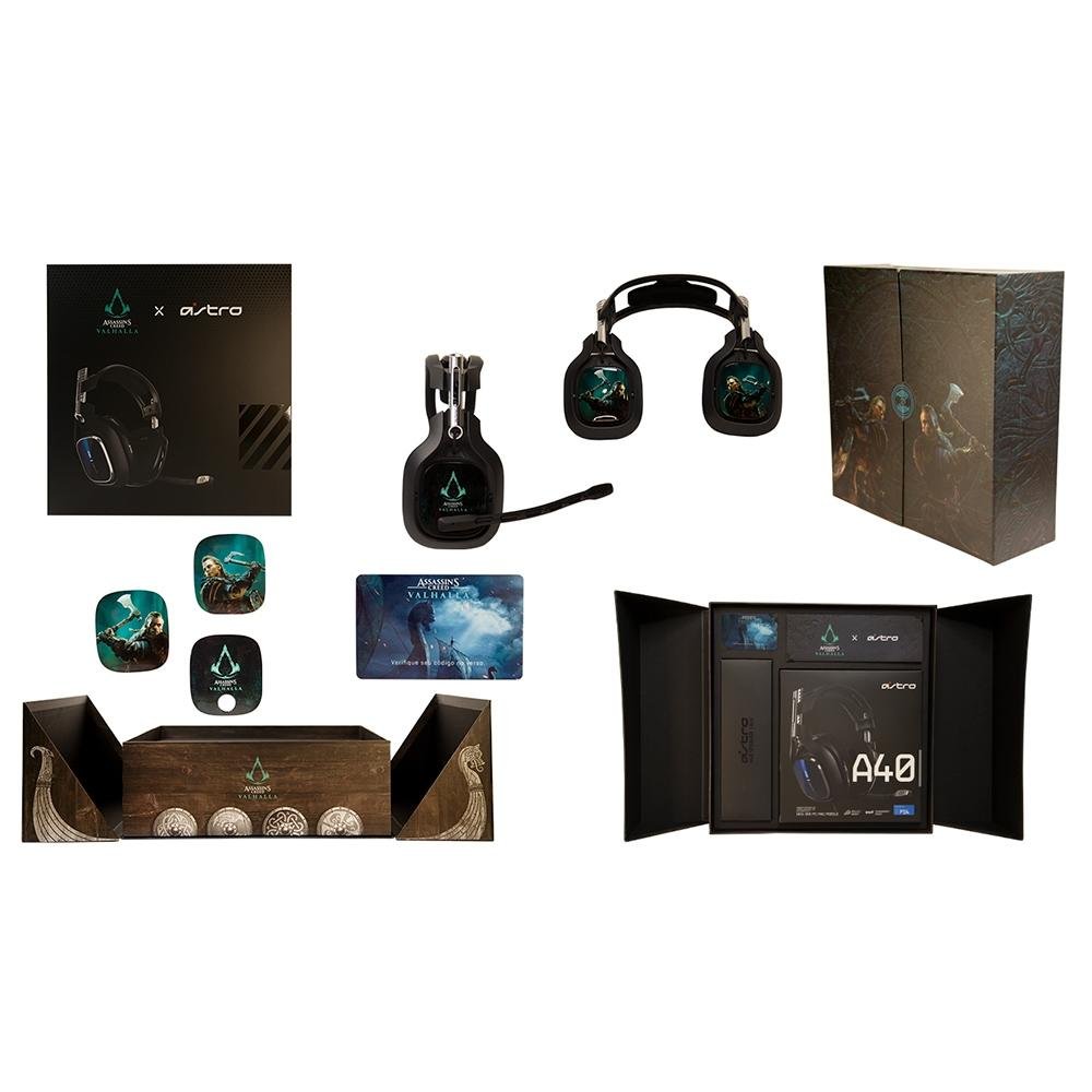 Imagem 17 de 18 do produto Headset Astro Gaming A40 TR Special Edition Assassin´s Creed, Tags Personalizadas, Jogo Incluso para PC, Drivers 40mm - 991-000359