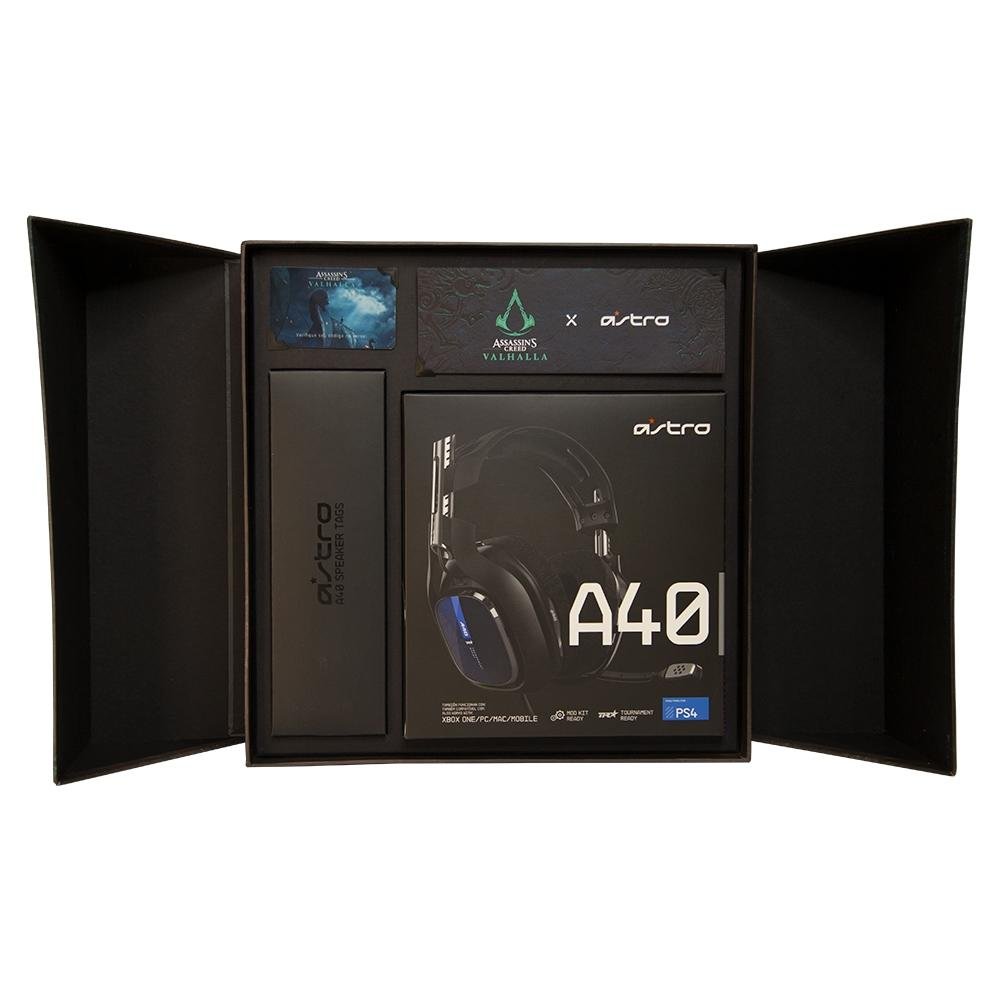Headset Astro Gaming A40 TR Special Edition Assassin´s Creed, Tags Personalizadas, Jogo Incluso para PC, Drivers 40mm - 991-000359 Headset Astro Gaming A40 TR Special Edition Assassin´s Creed, Tags Personalizadas, Jogo Incluso para PC, Drivers 40mm - 991-000359