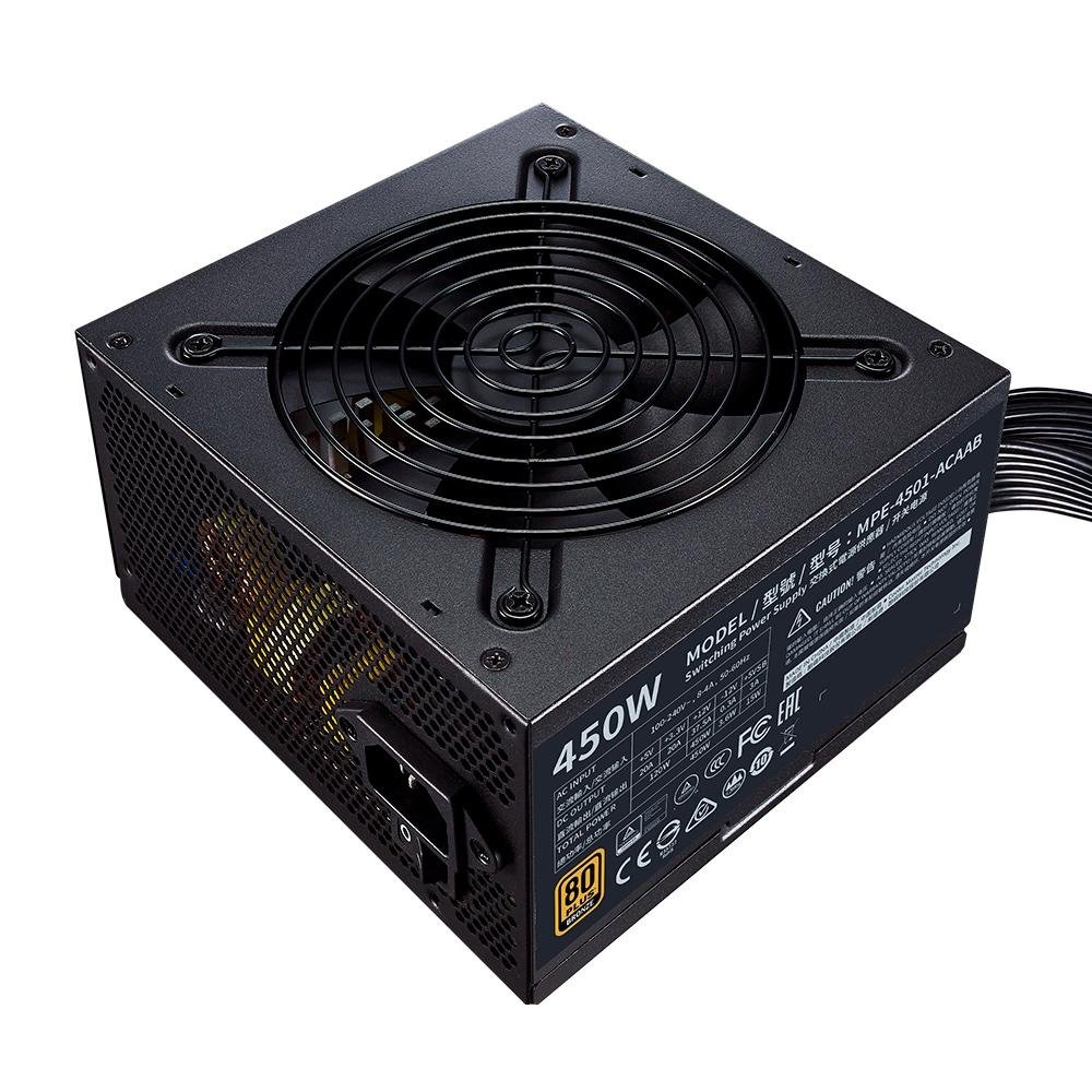 Imagem 4 de 9 do produto Fonte Cooler Master MWE V2, 450W, 80 Plus Bronze - MPE-4501-ACAAB-WO