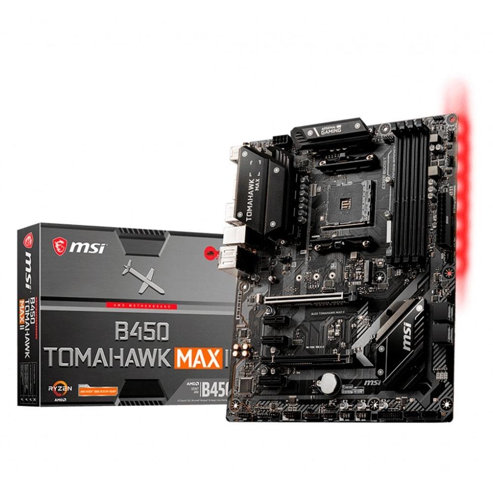 CPU AMD Ryzen 7 3700X+MSI B450 TOMAHAWK MAX placa-mae-msi-b450-tomahawk-