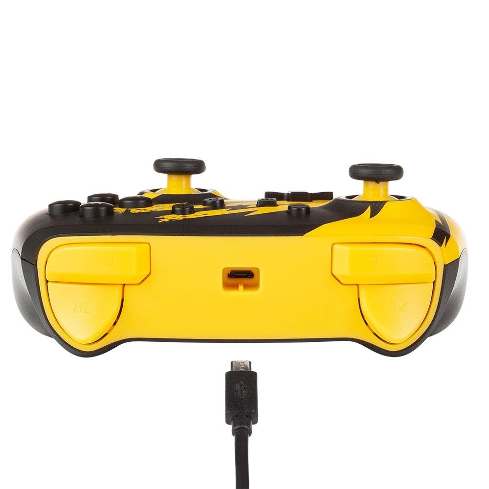 Controle Power A para Nintendo Switch EnWired Controller Lightning Pikachu, com Fio - 1516985-01