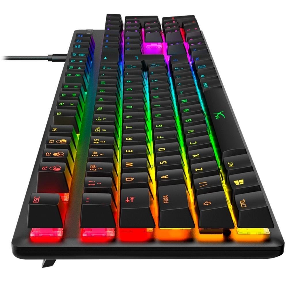 Teclado Mecânico Gamer HyperX Alloy Origins, RGB, Switch HyperX Blue, ABNT2 - 4P5P0A2#AC4 Teclado Mecânico Gamer HyperX Alloy Origins, RGB, Switch HyperX Blue, ABNT2 - 4P5P0A2#AC4