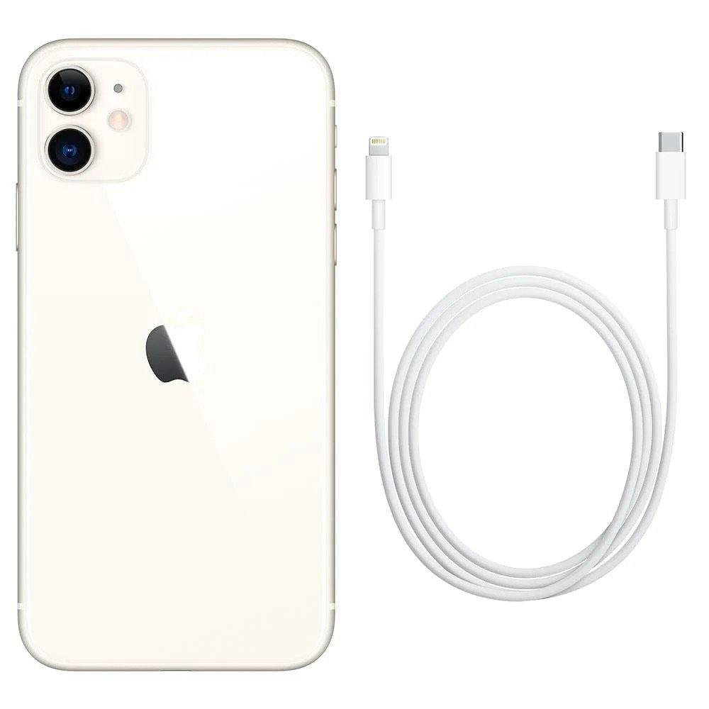Apple Iphone 11 Branco 64GB, 12Mp e 4G | KaBuM!