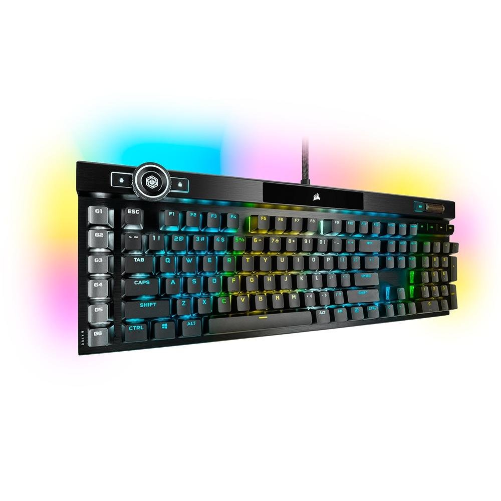 Teclado Óptico-Mecânico Gamer ( Balão.info) K100 RGB, Switch OPX, US - CH-912A01A-NA - view 3