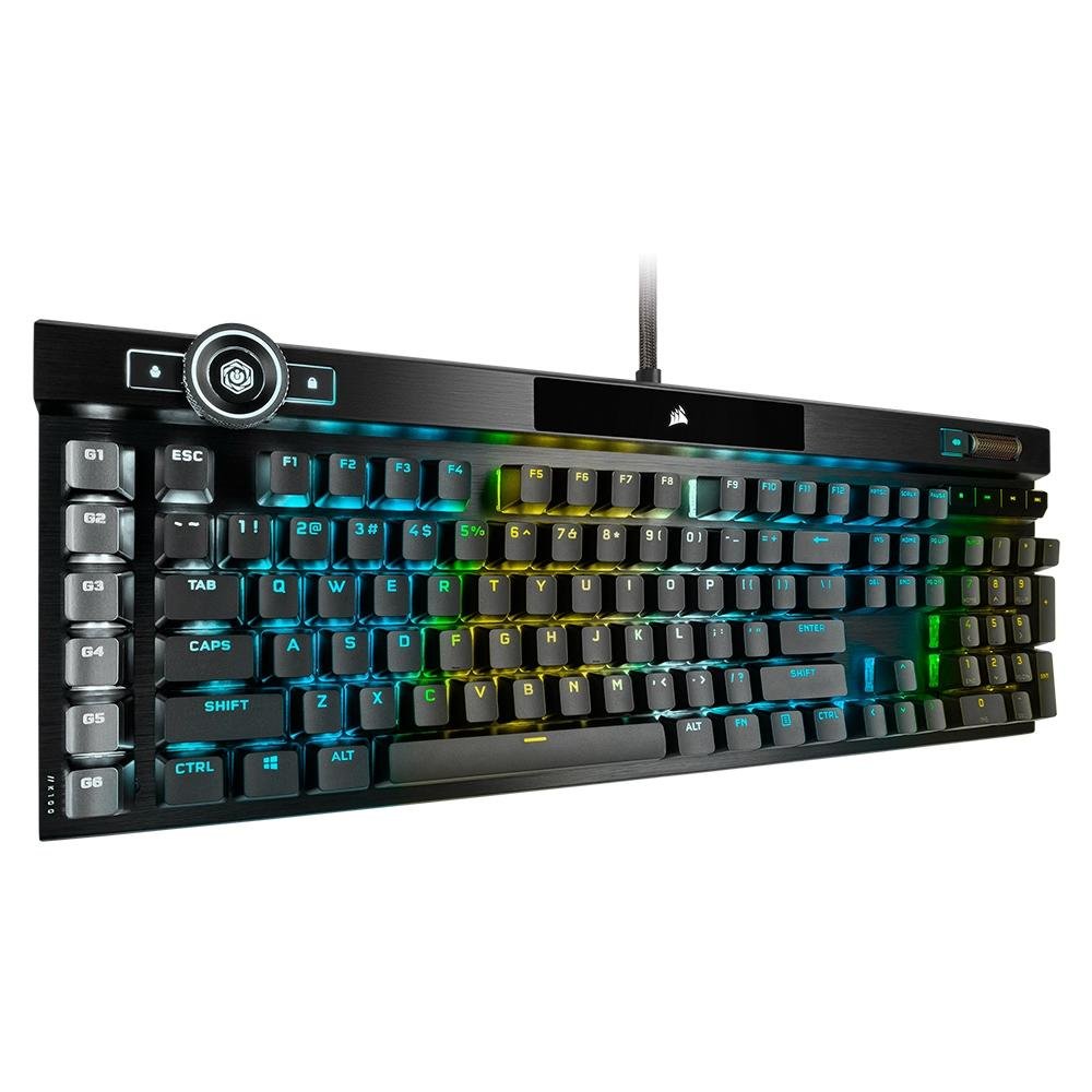 Teclado Óptico-Mecânico Gamer ( Balão.info) K100 RGB, Switch OPX, US - CH-912A01A-NA - view 2