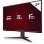 Monitor Gamer AOC Speed 23.8' IPS, Wide, 75 Hz, Full HD, 1ms, Adaptive Sync, VESA, HDMI/VGA - 24G2HE5