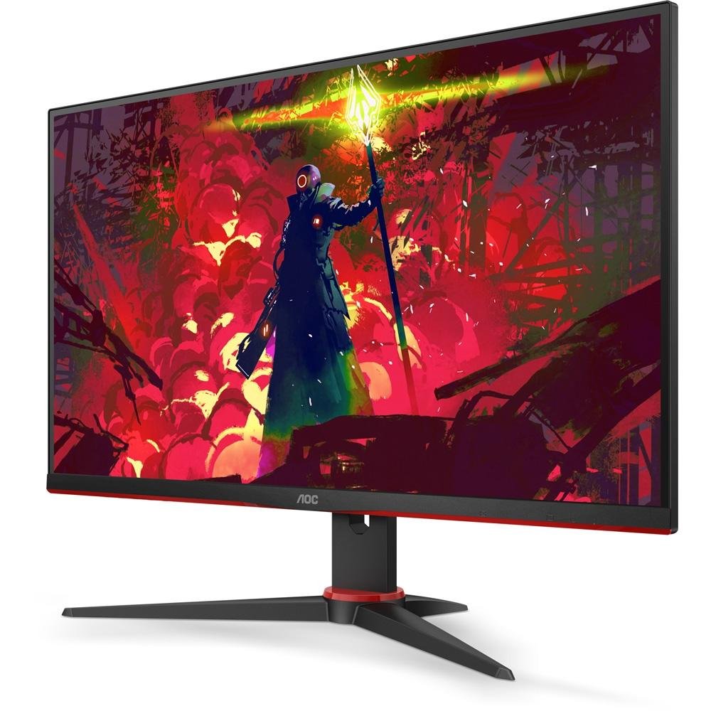 Monitor Gamer AOC Speed 23.8' IPS, Wide, 75 Hz, Full HD, 1ms, Adaptive Sync, VESA, HDMI/VGA - 24G2HE5 Monitor Gamer AOC Speed 23.8' IPS, Wide, 75 Hz, Full HD, 1ms, Adaptive Sync, VESA, HDMI/VGA - 24G2HE5