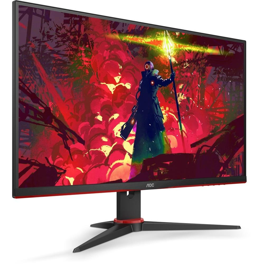 Monitor Gamer AOC Speed 23.8' IPS, Wide, 75 Hz, Full HD, 1ms, Adaptive Sync, VESA, HDMI/VGA - 24G2HE5 Monitor Gamer AOC Speed 23.8' IPS, Wide, 75 Hz, Full HD, 1ms, Adaptive Sync, VESA, HDMI/VGA - 24G2HE5