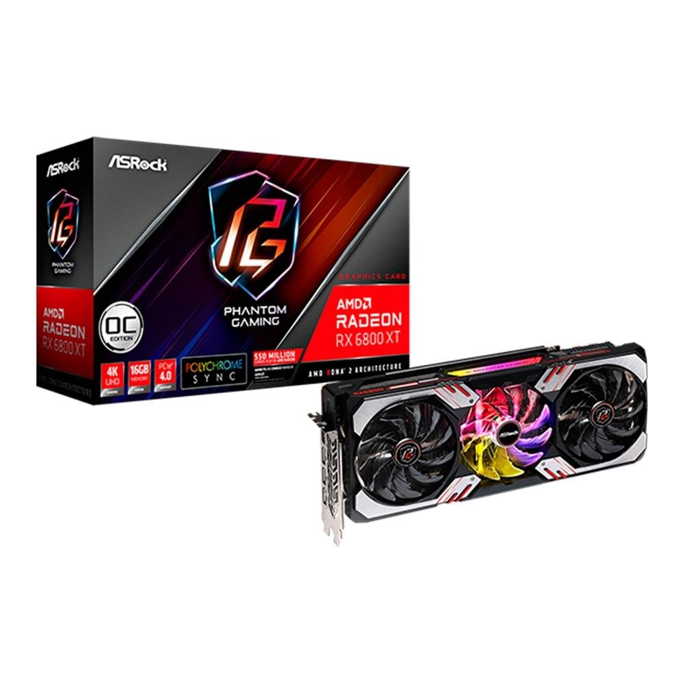 Placa de Vídeo ASRock AMD Radeon RX 6800 XT