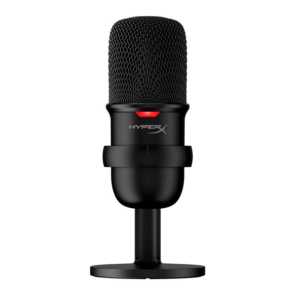 Microfone HyperX Solocast Podcast, USB, Pedestal Ajustável, Compatível PS4, PS5, Mac e PC - 4P5P8AA