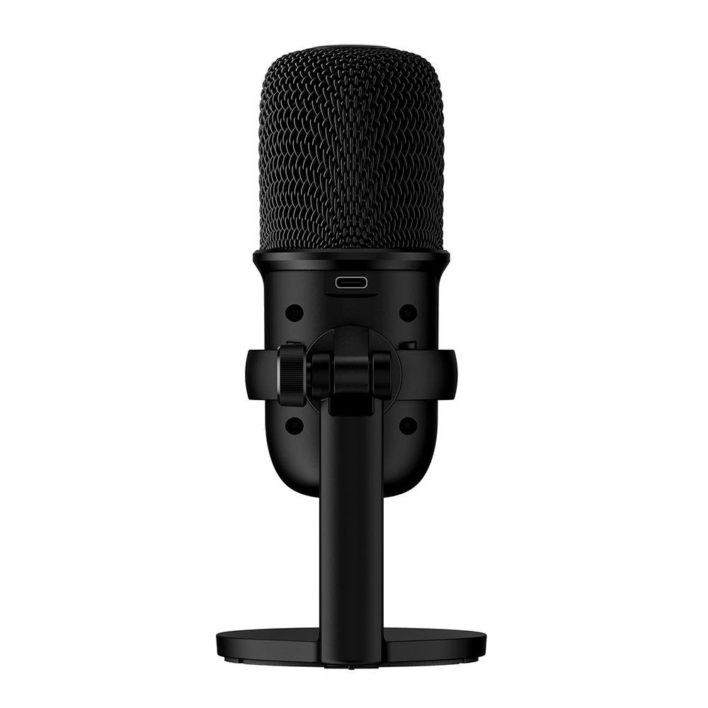 Microfone HyperX Solocast Podcast, USB, Pedestal Ajustável, Compatível PS4, PS5, Mac e PC - 4P5P8AA