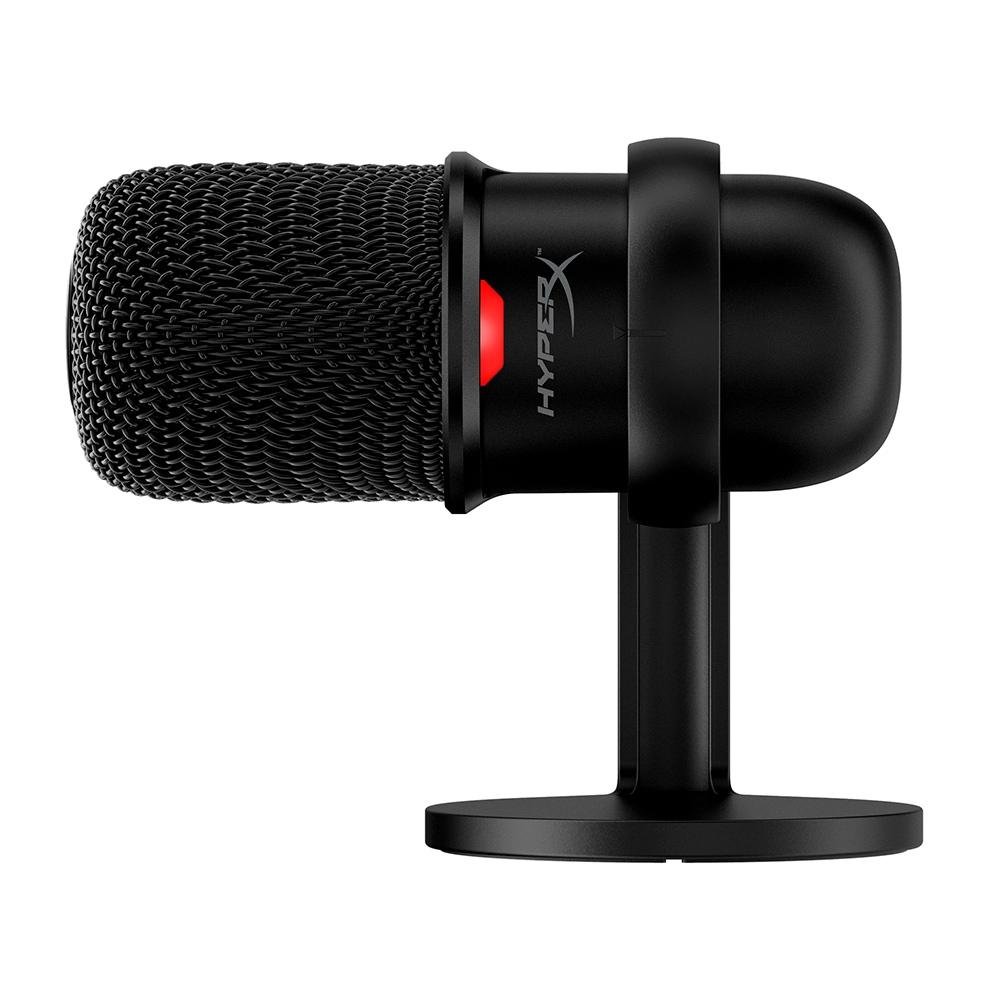 Microfone HyperX Solocast Podcast, USB, Pedestal Ajustável, Compatível PS4, PS5, Mac e PC - 4P5P8AA