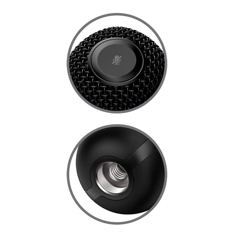 Microfone HyperX Solocast Podcast, USB, Pedestal Ajustável, Compatível PS4, PS5, Mac e PC - 4P5P8AA