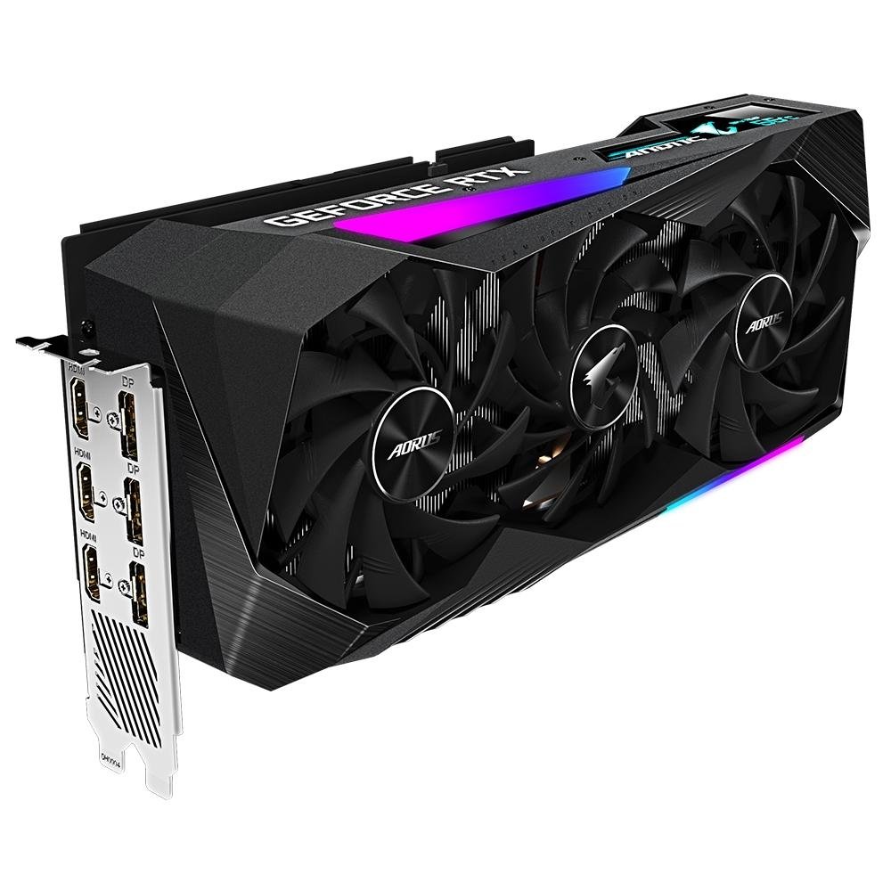 Imagem 6 de 9 do produto Placa de Vídeo Gigabyte NVIDIA GeForce RTX 3060 Ti, 8GB, AORUS Master - GV-N306TAORUS M-8GD