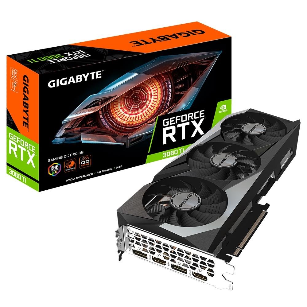 NVIDIA GeForce RTX 3060 Ti 本体 Placa de Vídeo GeForce RTX 3060 Ti | KaBuM!