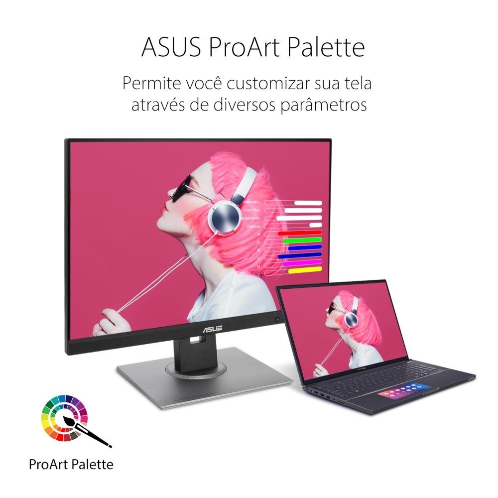 Imagem 19 de 20 do produto Monitor Profissional Asus ProArt 24.1' IPS, Full HD, 100%sRGB, Calman Certified, HDMI/DisplayPort, ProArt Preset/ProArt Palette - PA248QV