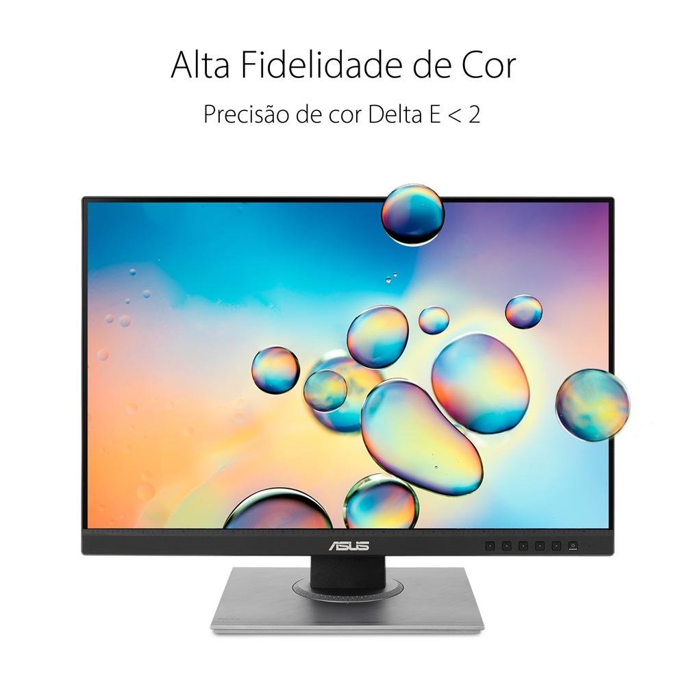 Monitor Profissional Asus ProArt 24.1' IPS, Full HD, 100%sRGB, Calman Certified, HDMI/DisplayPort, ProArt Preset/ProArt Palette - PA248QV Monitor Profissional Asus ProArt 24.1' IPS, Full HD, 100%sRGB, Calman Certified, HDMI/DisplayPort, ProArt Preset/ProArt Palette - PA248QV