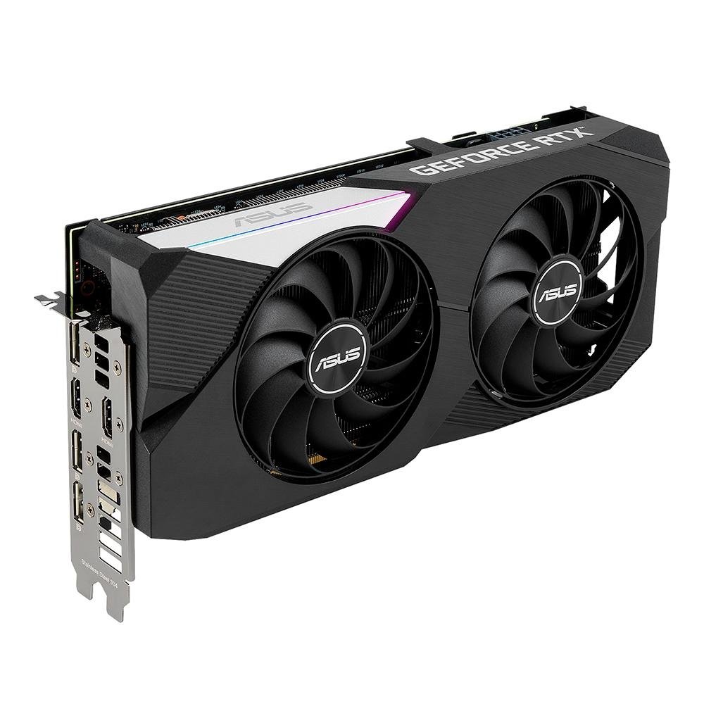 Placa de Vídeo Asus TUF NVIDIA GeForce RTX 3060 TI, 8GB, GDDR6 - DUAL-RTX3060TI-O8G