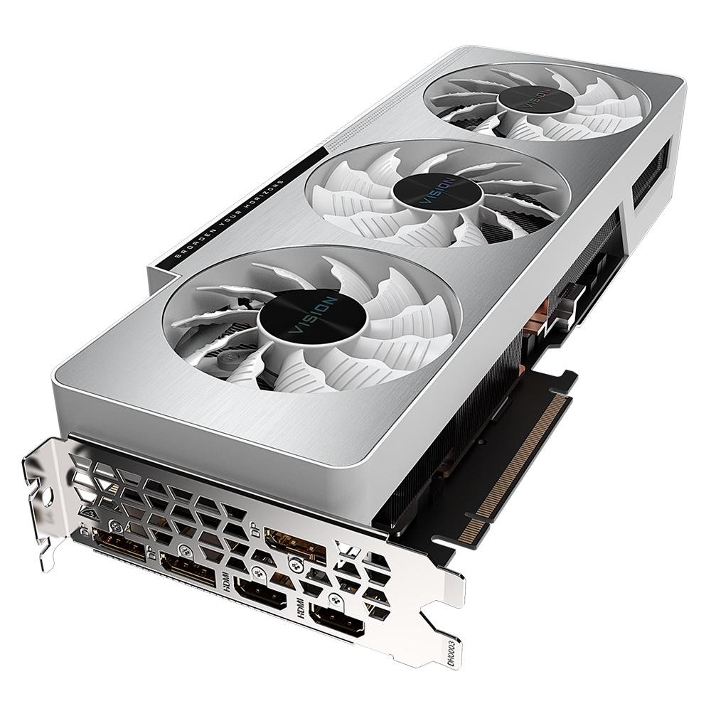 Placa de Vídeo Gigabyte NVIDIA GeForce RTX 3090 Vision OC, 24GB