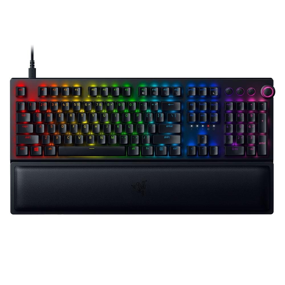 Teclado Sem Fio Mecânico Gamer Razer BlackWidow V3 Pro, Chroma