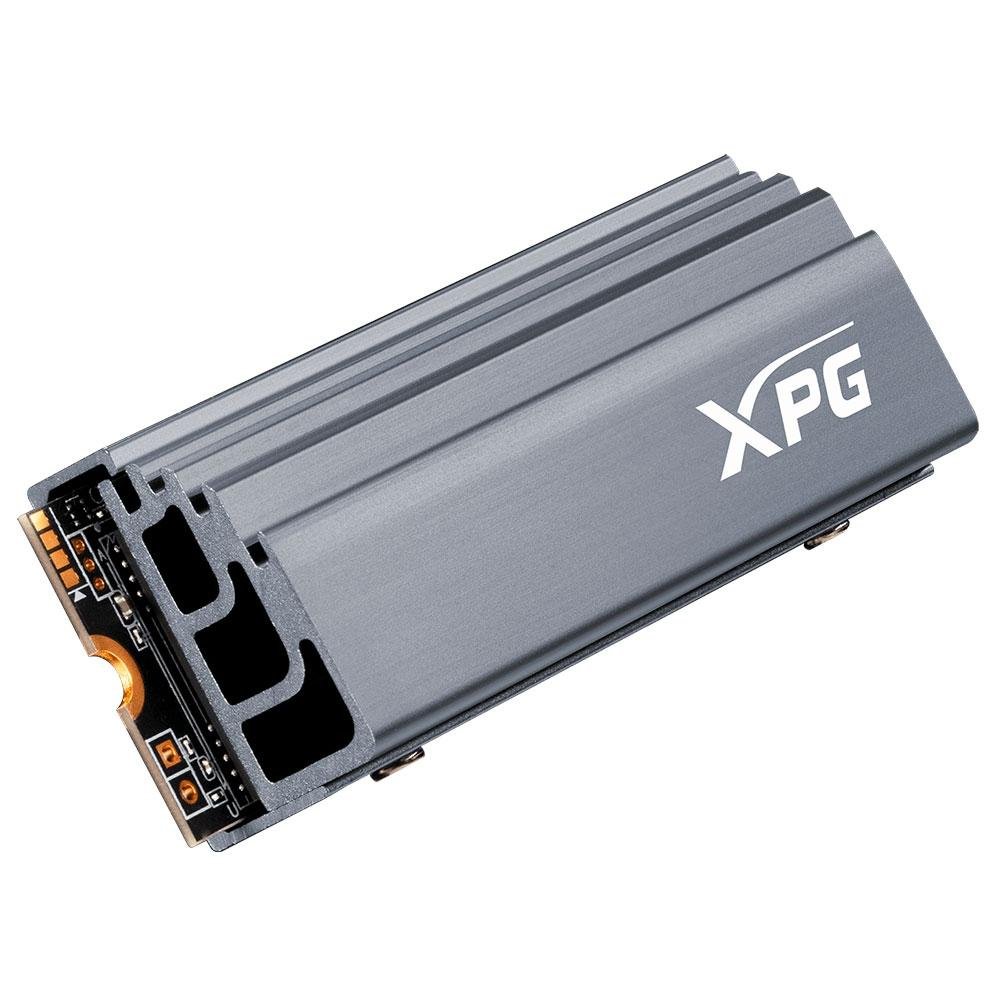 SSD XPG GAMMIX S70, 2TB, M.2 PCIe, Heatsink, Leituras: 7400Mb/s e Gravações 6400Mb/s - AGAMMIXS70-2T-C SSD XPG GAMMIX S70, 2TB, M.2 PCIe, Heatsink, Leituras: 7400Mb/s e Gravações 6400Mb/s - AGAMMIXS70-2T-C