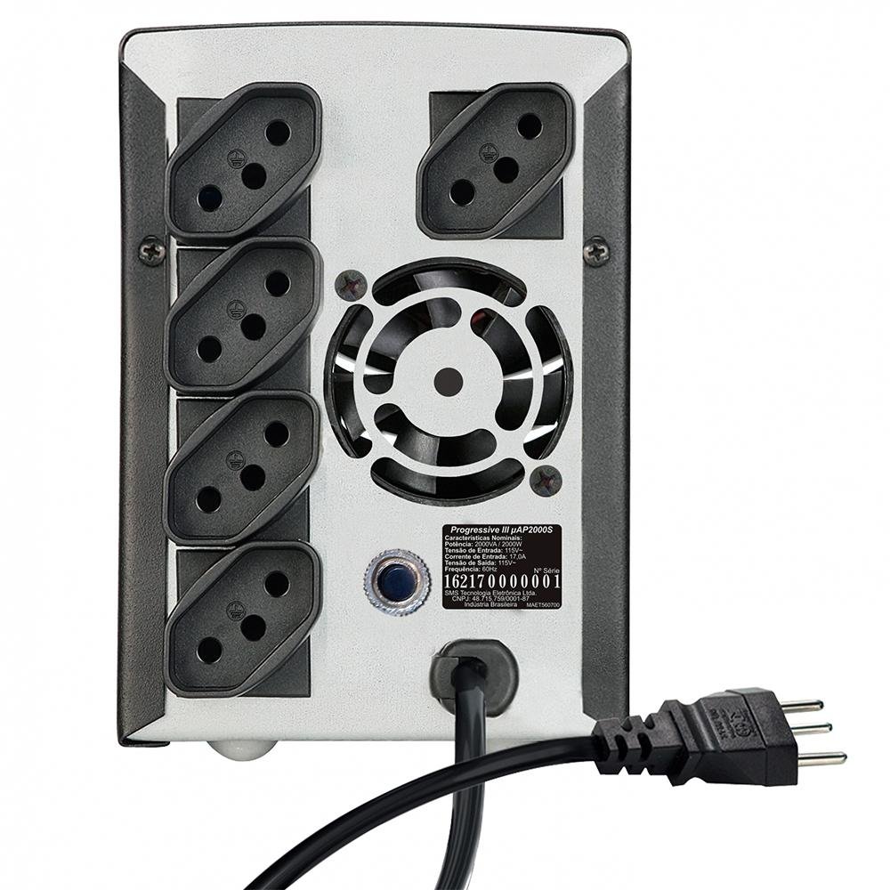 Estabilizador SMS Progressive III 2000 VA, Mono 115V, Ideal para impressora a laser - 16217 - view 2
