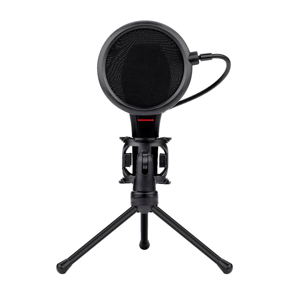 Microfone Gamer e Streamer Redragon Quasar 2, USB, Preto - GM200-1