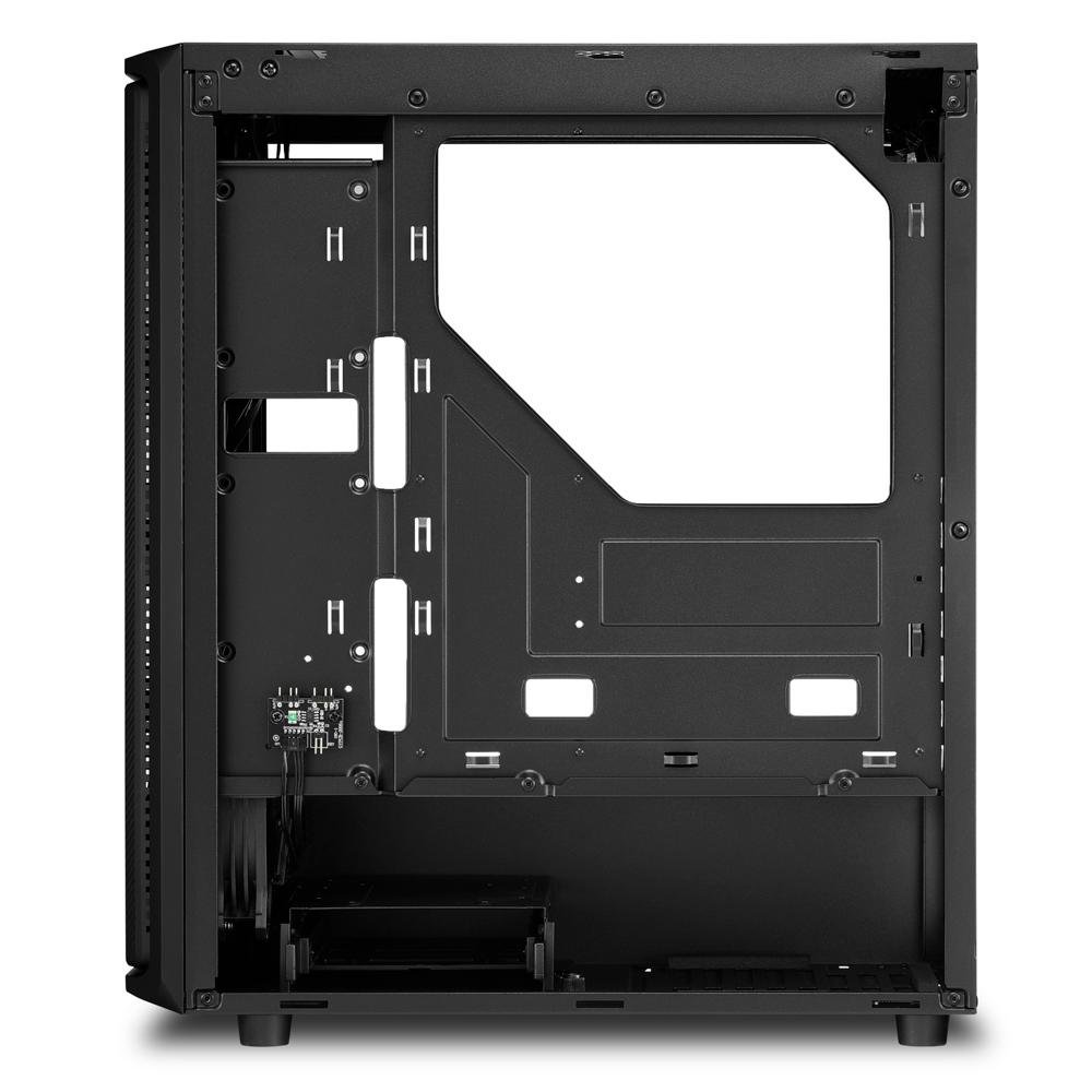 Gabinete Gamer Sharkoon SK3 RGB, Mid Tower, 2x Cooler Fan (1x Frontal, 1x Traseira), Lateral em Vidro Temperado - SK3RGB