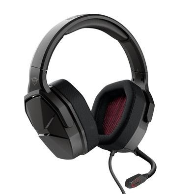 Headset Gamer Trust GXT 4371 Ward Se entregue Os gráficos são ótimos, mas o áudio é tudo. Para alcançar a vitória, você precisa confiar no som. Da pos