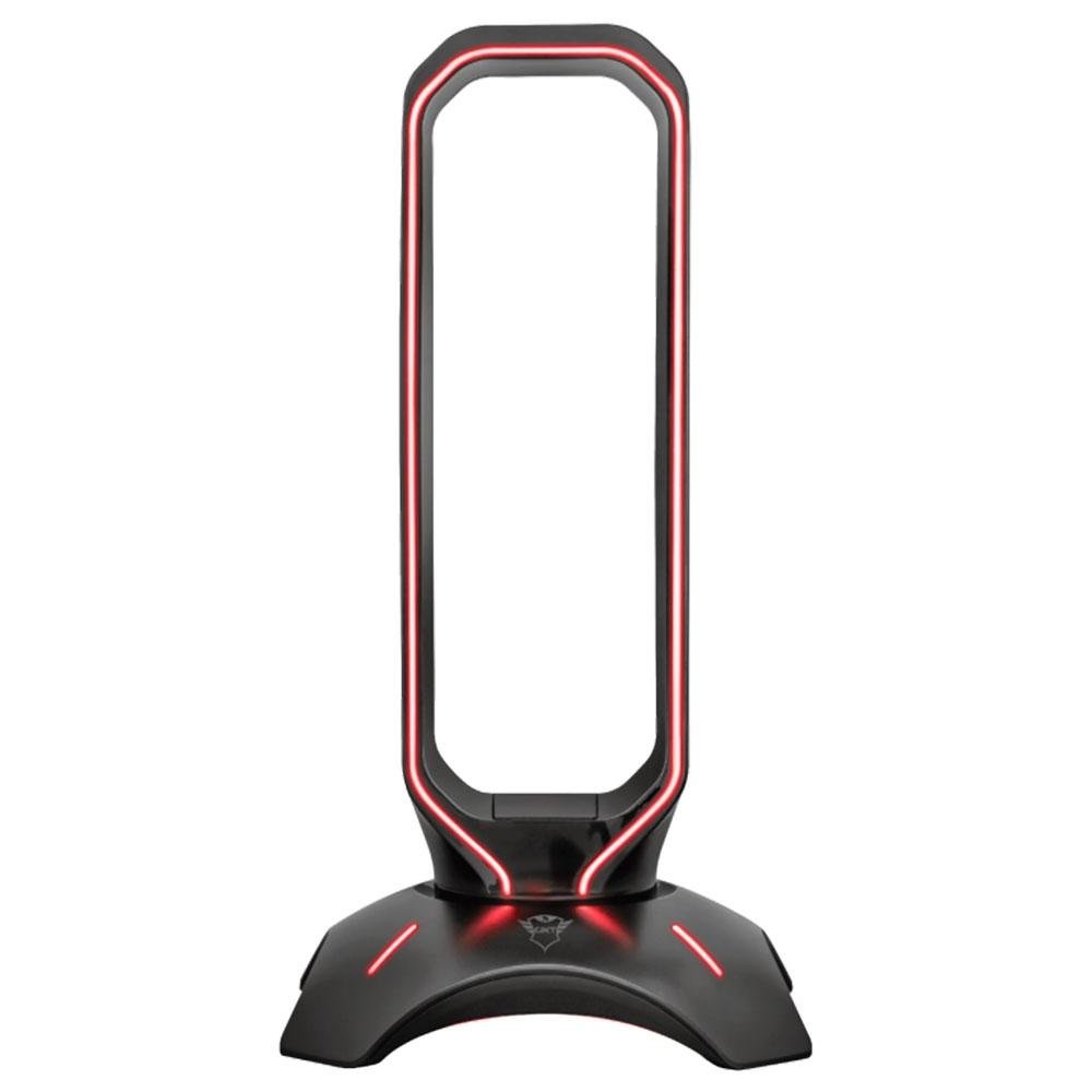 Suporte para Headset Gamer GXTrust GXT 265 Cintar, RGB, 2 Portas USB - 23647
