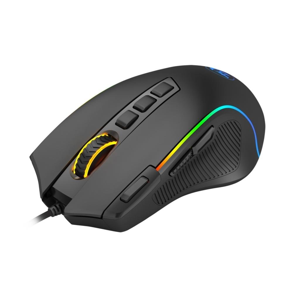 Imagem 2 de 7 do produto Mouse Gamer Redragon Predator, Chroma RGB, 8000DPI, 9 Botões, Preto - M612