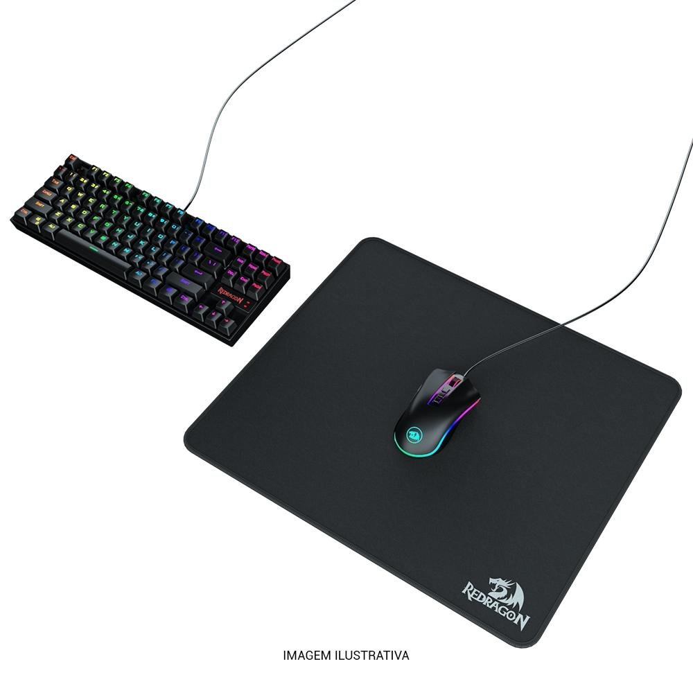 Mousepad Gamer Redragon Flick, Grande (400x450mm), Speed - P031 - view 6