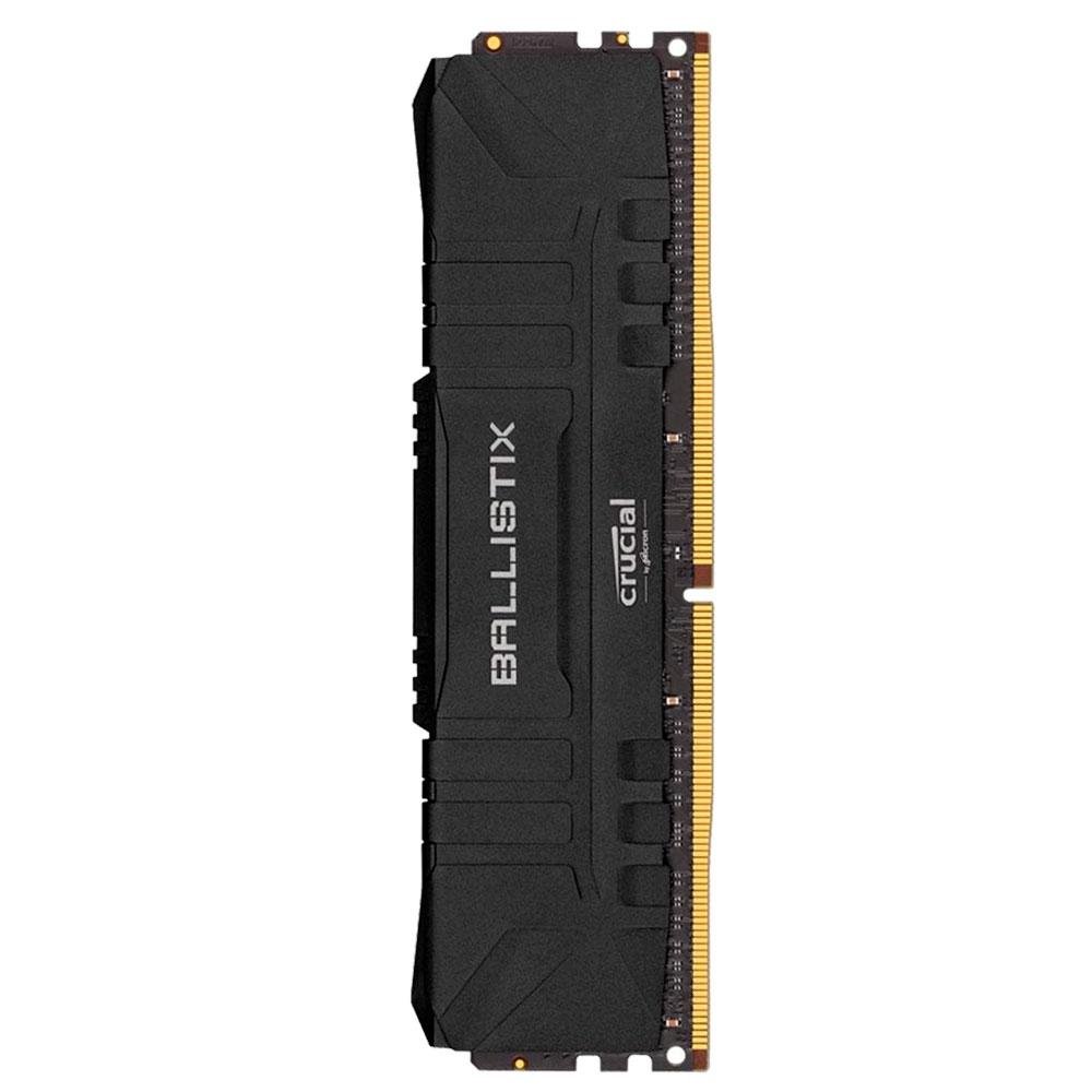 Memória RAM Crucial Ballistix, 8GB, DDR4, 3000MHz, CL15, Preto - BL8G30C15U4B
