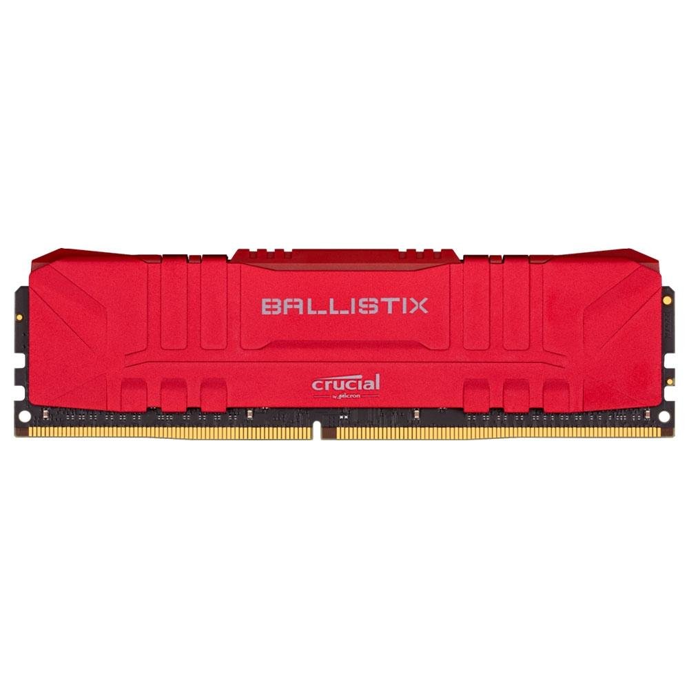 Memória Crucial Ballistix 8GB DDR4 3000 Mhz, CL15