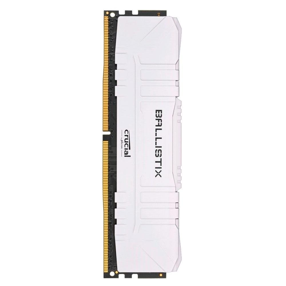 Imagem 3 de 3 do produto Memória RAM Crucial Ballistix, 8GB, DDR4, 3000MHz, CL15, Branco - BL8G30C15U4W