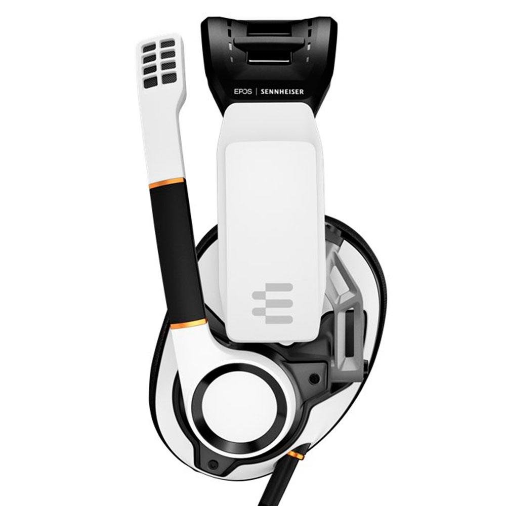 GSP601 Gaming Series SENNHEISER 美品 Headset Gamer Epos Sennheiser GSP 601, P2, Preto/Branco- 1000413