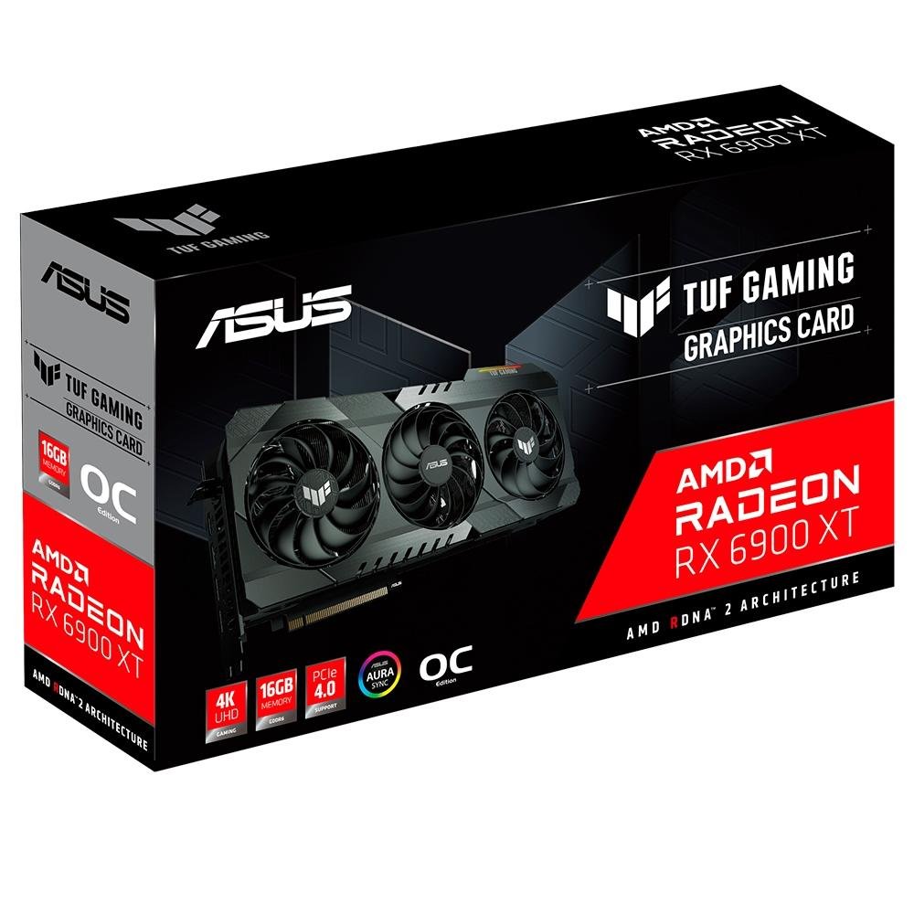 グラフィックボード・グラボ・ビデオカード ASUS TUF Gaming Radeon RX 6900 XT Placa de Vídeo ASUS TUF Radeon RX 6900 XT | KaBuM!