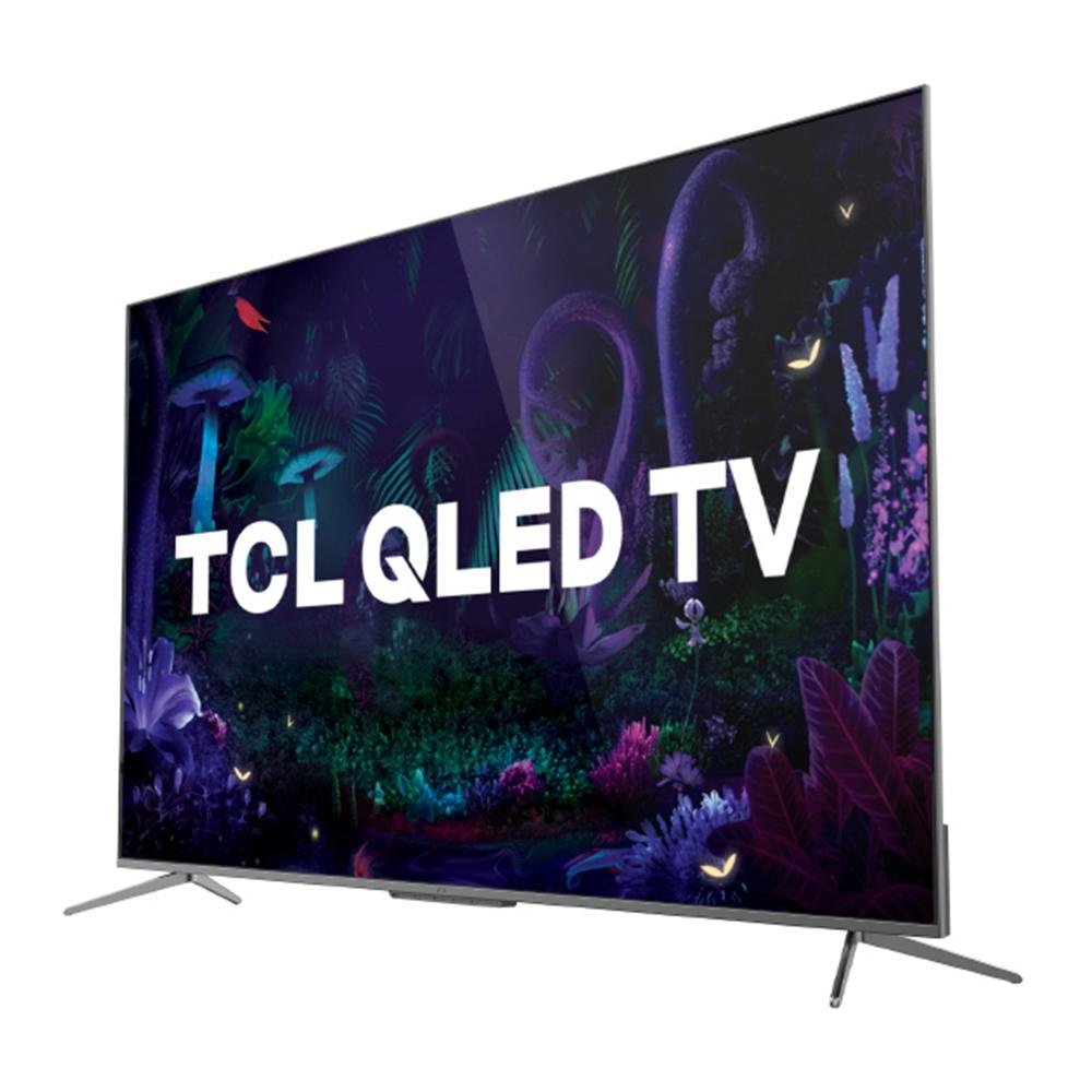 Smart TV TCL 55 Polegadas QLED 4K UHD, Wi-Fi, Bluetooth, 3x HDMI, 2x USB, Google Assistant, Android TV, Dolby Vision, Sem Bordas - 55C715 Smart TV TCL 55 Polegadas QLED 4K UHD, Wi-Fi, Bluetooth, 3x HDMI, 2x USB, Google Assistant, Android TV, Dolby Vision, Sem Bordas - 55C715