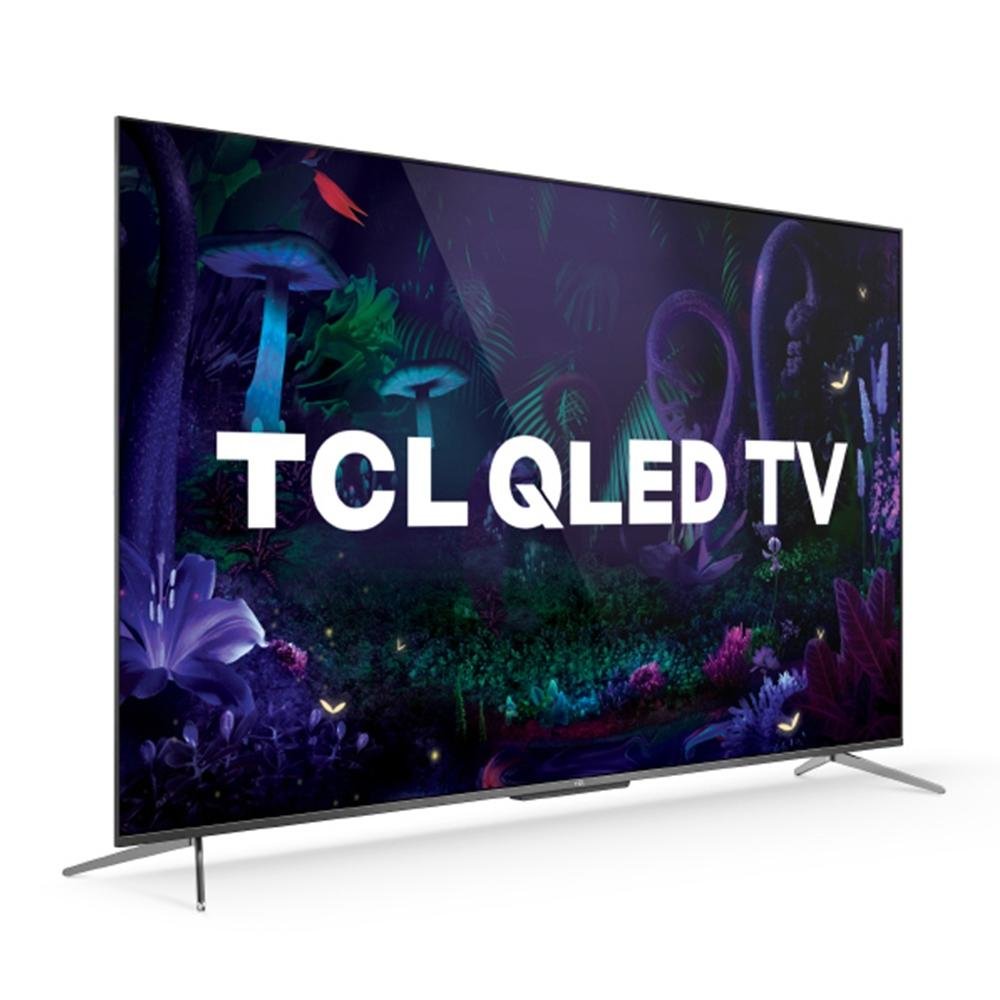 Smart TV TCL 55 Polegadas QLED 4K UHD, Wi-Fi, Bluetooth, 3x HDMI, 2x USB, Google Assistant, Android TV, Dolby Vision, Sem Bordas - 55C715 Smart TV TCL 55 Polegadas QLED 4K UHD, Wi-Fi, Bluetooth, 3x HDMI, 2x USB, Google Assistant, Android TV, Dolby Vision, Sem Bordas - 55C715