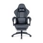 Cadeira Gamer Husky Tempest 700, Até 145kg, Almofadas, Reclinável 150º, PU, Descanso para Pés, Preta - HCG700PT