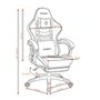 Cadeira Gamer Husky Tempest 700, Até 145kg, Almofadas, Reclinável 150º, PU, Descanso para Pés, Preta e Vermelha - HCG700PTVR